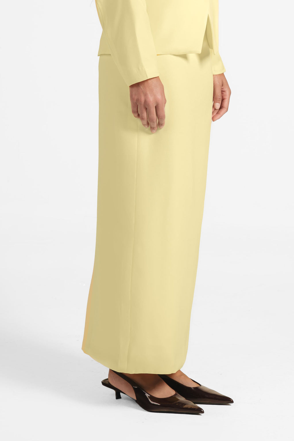 The Pencil Skirt - Butter Yellow