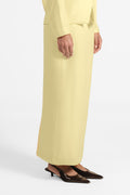 The Pencil Skirt - Butter Yellow