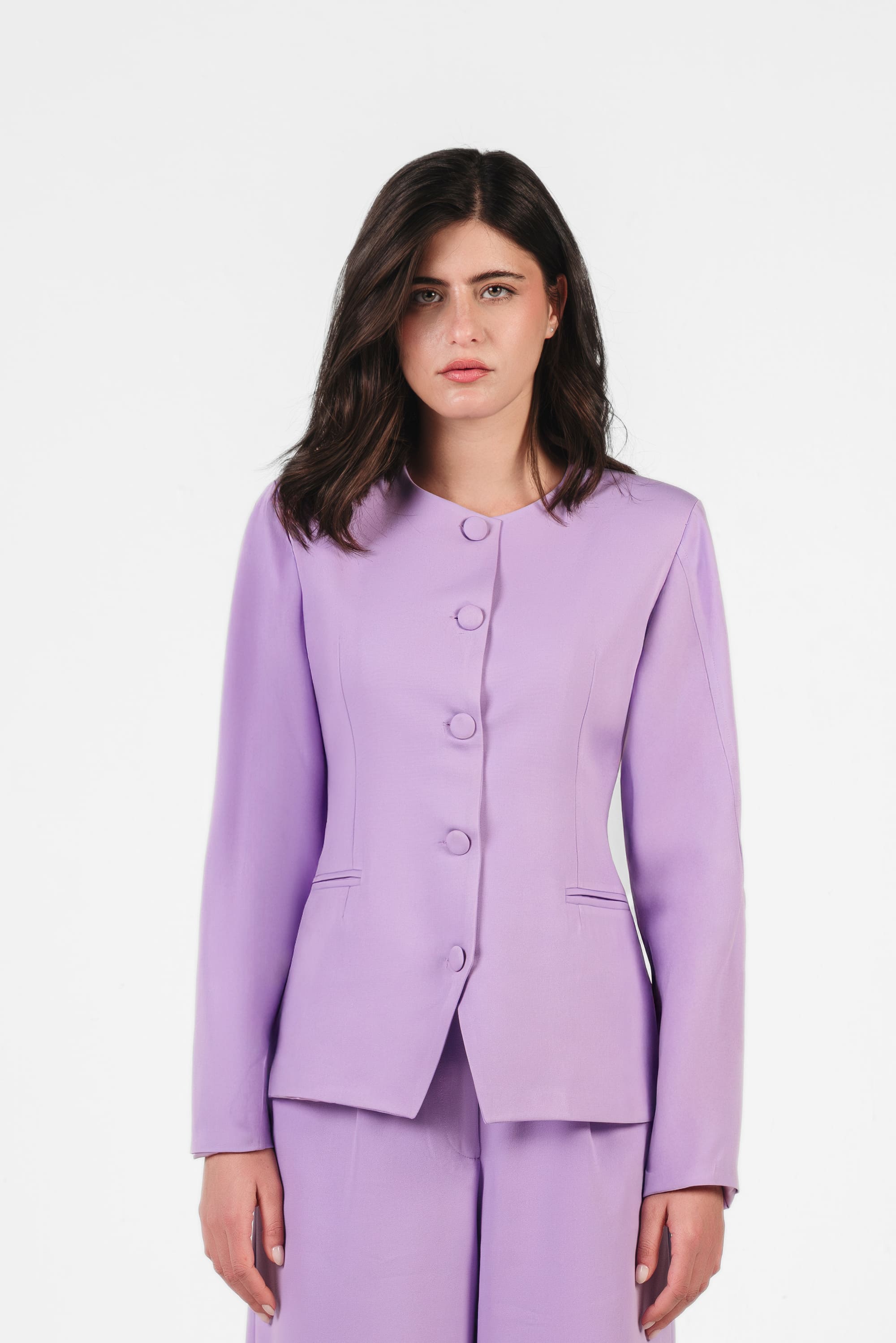 The Silhouette Blazer - Lilac