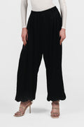 The Silk Balloon Pants - Black