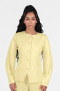 The Silhouette Blazer - Butter Yellow