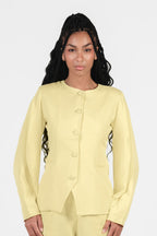 The Silhouette Blazer - Butter Yellow