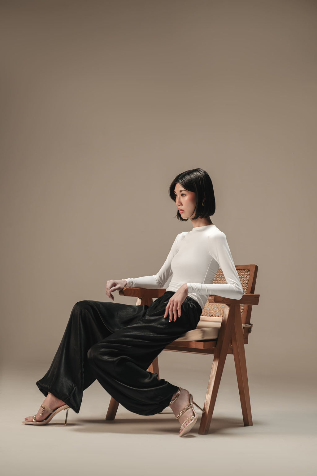 The Silk Balloon Pants - Black