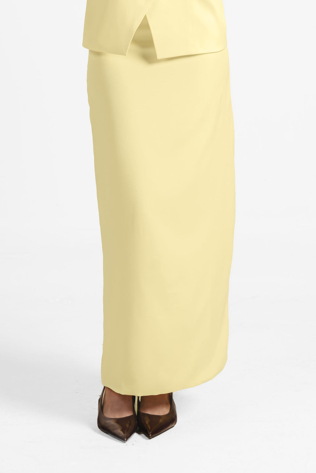 The Pencil Skirt - Butter Yellow
