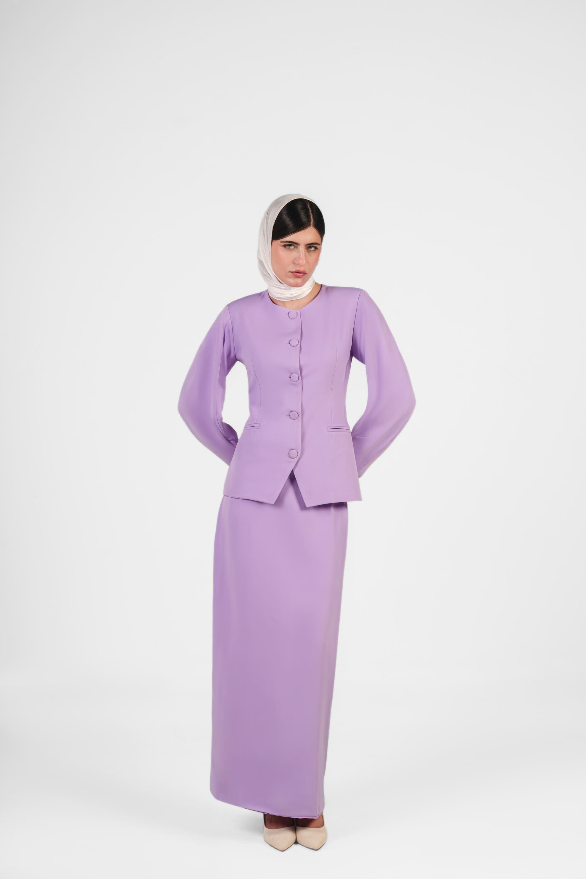 The Pencil Skirt - Lilac