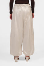 The Silk Balloon Pants - Creamy