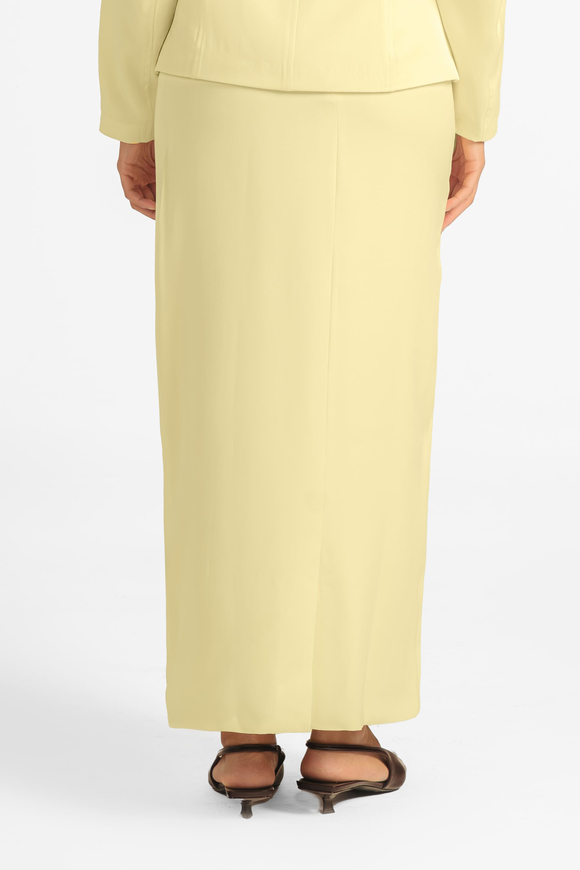 The Pencil Skirt - Butter Yellow