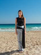 The Fringes Wrap - Black