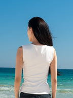 The Seamless Tank Top - White
