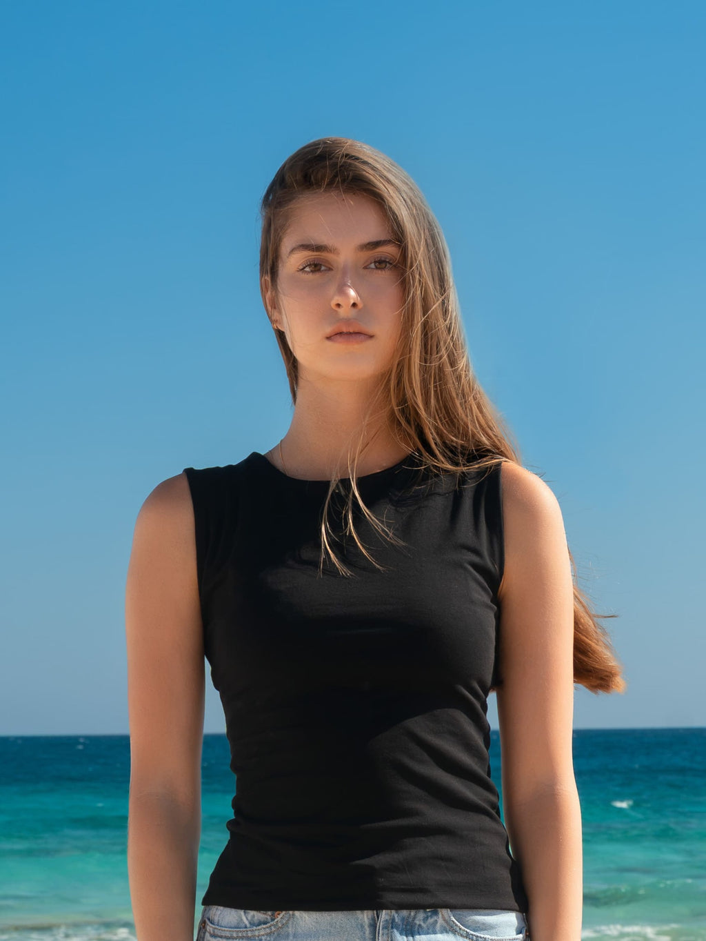 The Seamless Tank Top - Black