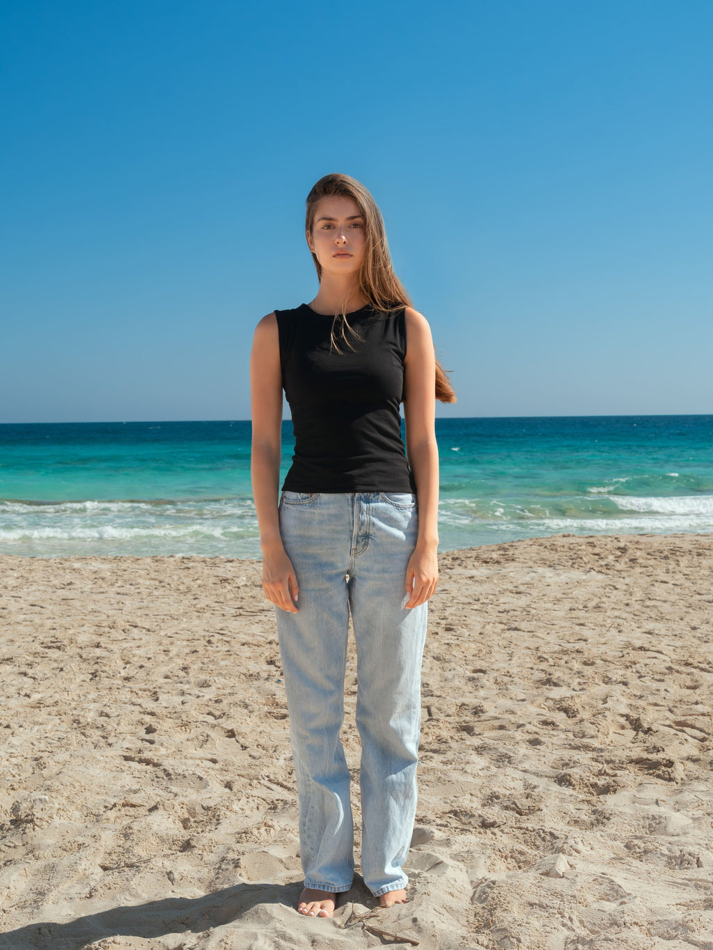 The Seamless Tank Top - Black