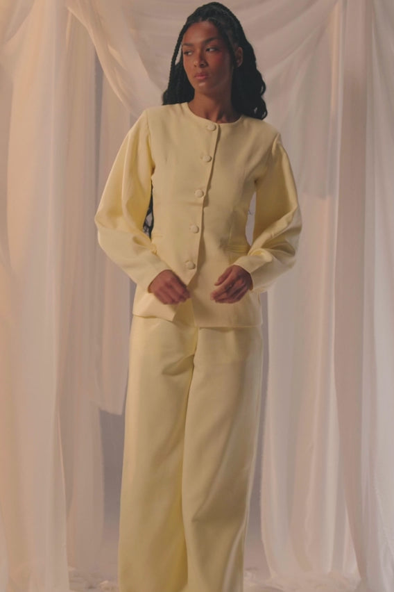 The Trousers - Butter Yellow