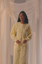 The Silhouette Blazer - Butter Yellow
